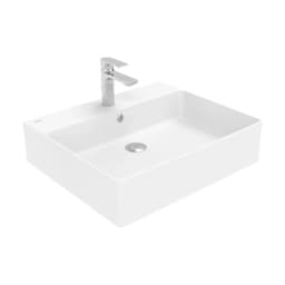Creavit Volga 50x60 Cm Kare Tezgahüstü Lavabo görsel 1