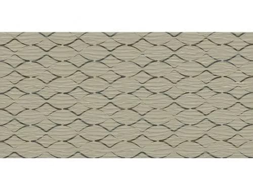 Çanakkale Seramik Dek-6626 Divine Dalgalı Elips Vizon Full Dekor 30x60