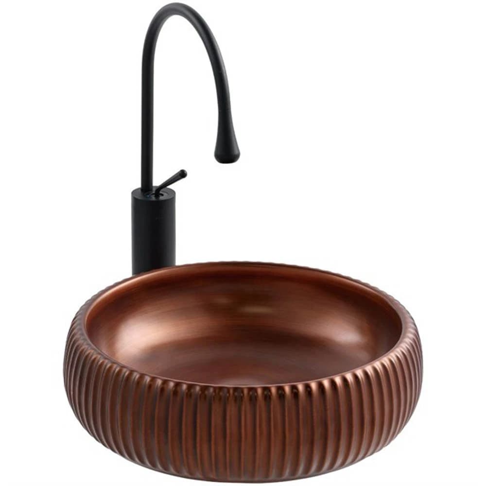 Lena E-4161X Bordo Tezgah Üstü Lavabo