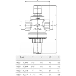 Eca 1 Basınç Düşürücü - 602111038 görsel 2
