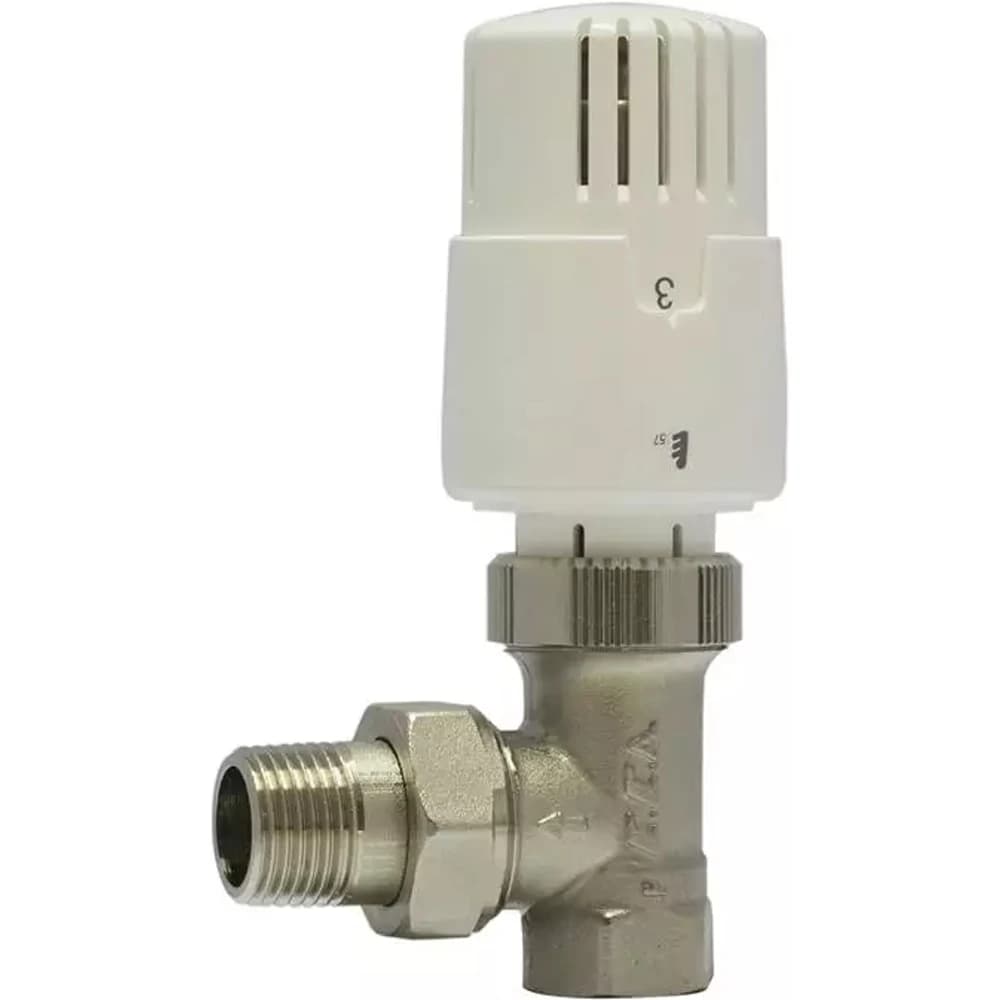 Eca 1/2 Beyaz Termostatik Köşe Radyatör Valfi - 602120755