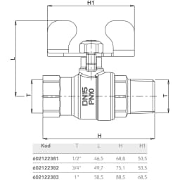 Eca 3/4 Küresel Valf - 602122382 görsel 2