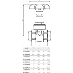 Eca 3/4 Şiber Valf - 601003002 görsel 2