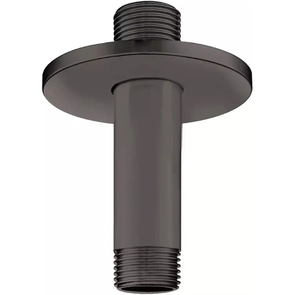 Eca 80 Mm Yuvarlak Tavandan Mat Antrasit Duş Başlığı Borusu - 102126601C5