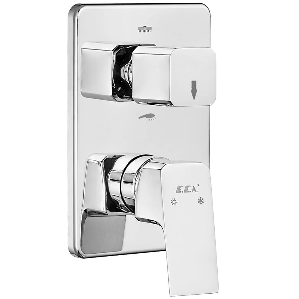 Eca Tiera 2 Yollu Ankastre Banyo-Duş Bataryası - 102167235-KDE