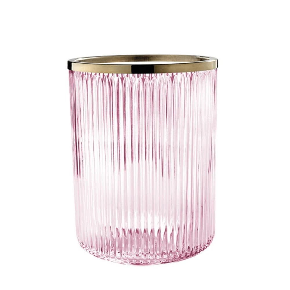 3sc Elegance Pembe-Altın Açık Çöp Kovası
