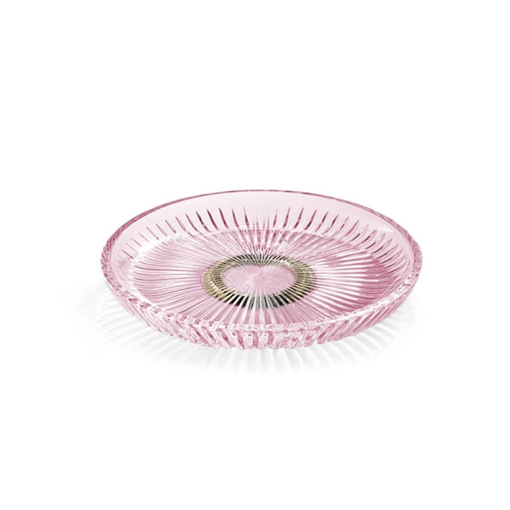 3sc Elegance Pembe-Altın Oval Tepsi