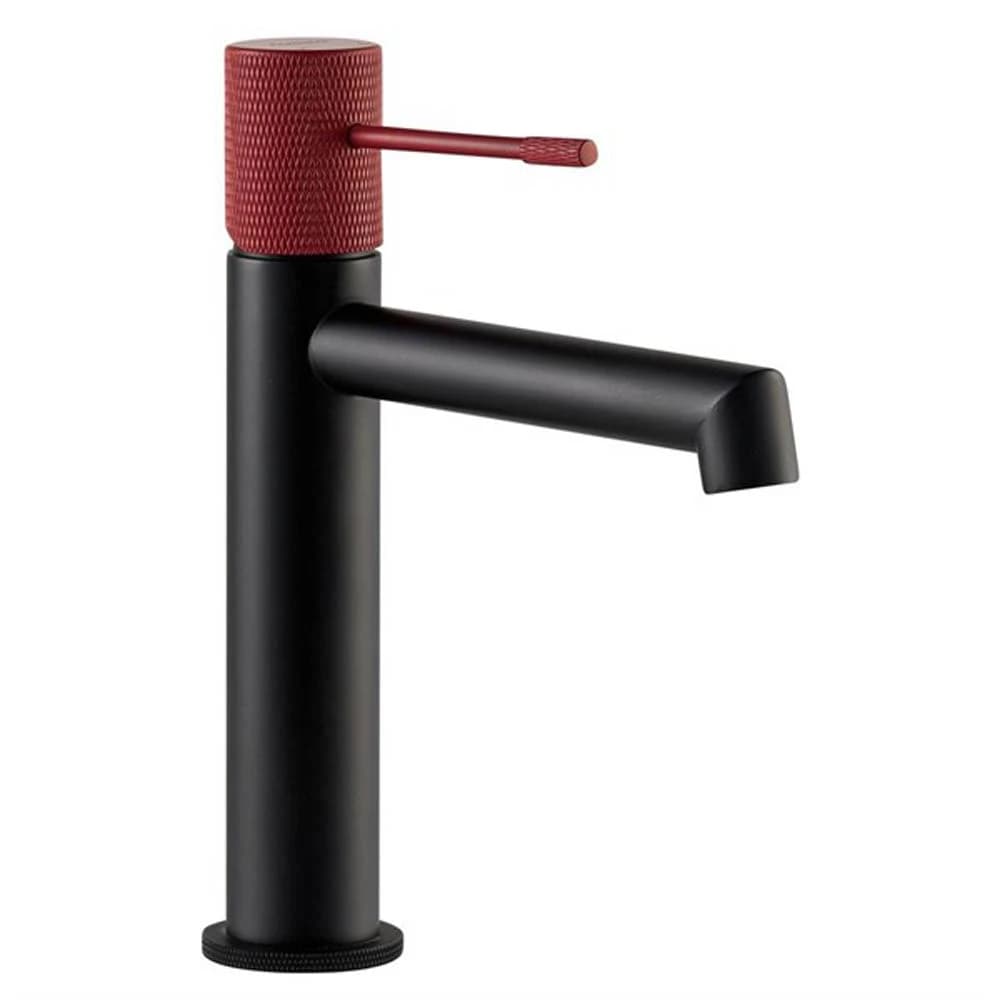 Fontana FM-2118 Siyah Kırmızı Lavabo Bataryası