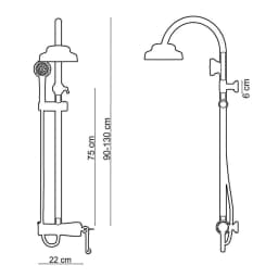 Fontana FA-6051 Duş Ünitesi görsel 2