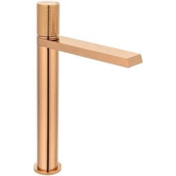 Fontana FK-9123 Parlak Rose Gold Yüksek Lavabo Bataryası görsel 1