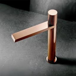 Fontana FK-9123 Parlak Rose Gold Yüksek Lavabo Bataryası görsel 3