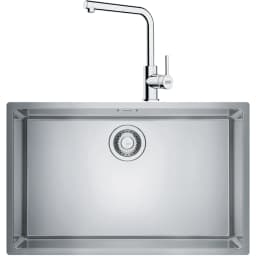 Franke Maris Mrx 110-70 Inox Evye + Lina L Armatür Seti görsel 1