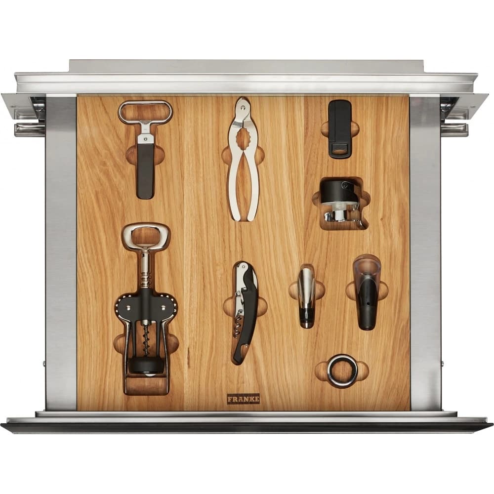 Franke Mythos FMY 14 WCRD XS Siyah-Inox Frame Şaraplık Aksesuar Çekmecesi