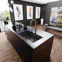 Franke Mythos Masterpiece Altın Spiralli Eviye Armatürü görsel 2