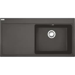 Franke Mythos MTG 611-100 Sol Damlalıklı Slate Grey Granit Evye görsel 1