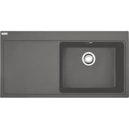 Franke Mythos MTG 611-100 Sol Damlalıklı Stone Grey Granit Evye görsel 1