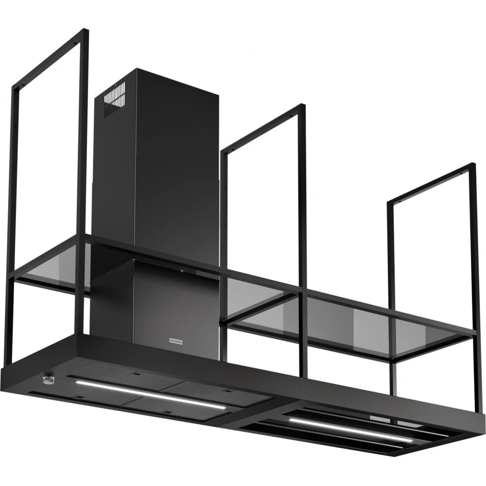 Franke Mythos T-Shelf FMY BK MATT F180 Mat Siyah Ada Tipi Davlumbaz