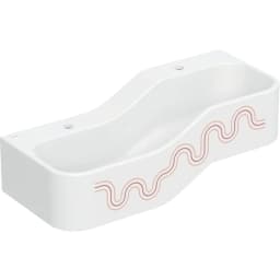 Geberit Bambini Çocuk 90x39 Cm Koyu Kırmızı Lavabo - 502.973.FY.1 görsel 1