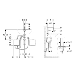Geberit Brenta Fotoselli Lavabo Bataryası - 116.174.SN.1 görsel 2