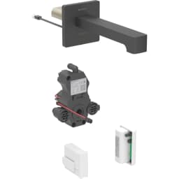 Geberit Brenta Mat Siyah Ankastre Fotoselli Lavabo Bataryası - 116.295.14.1 görsel 1