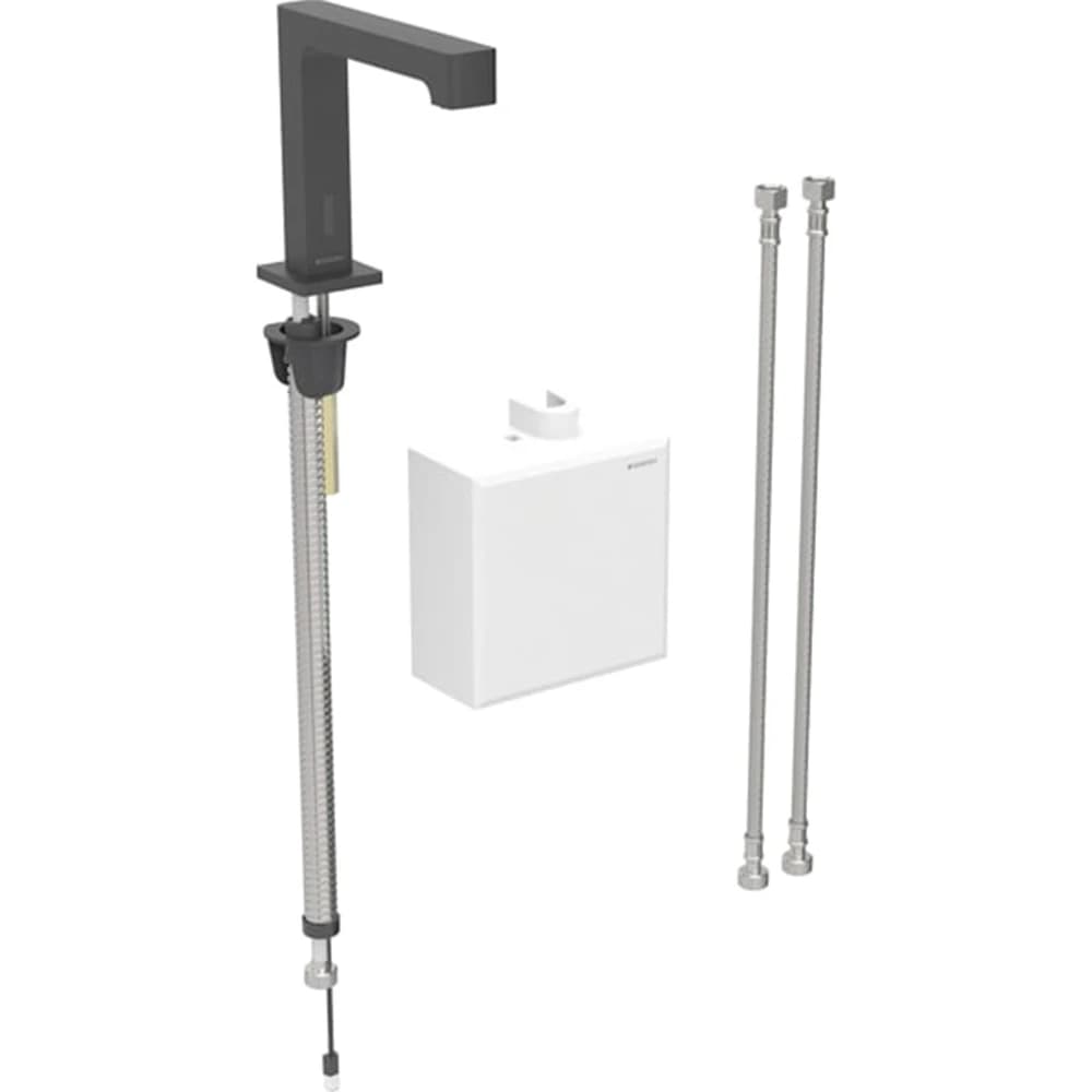 Geberit Brenta Mat Siyah Fotoselli Lavabo Bataryası - 116.176.14.1
