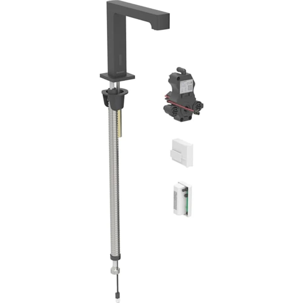 Geberit Brenta Mat Siyah Fotoselli Lavabo Bataryası - 116.195.14.1