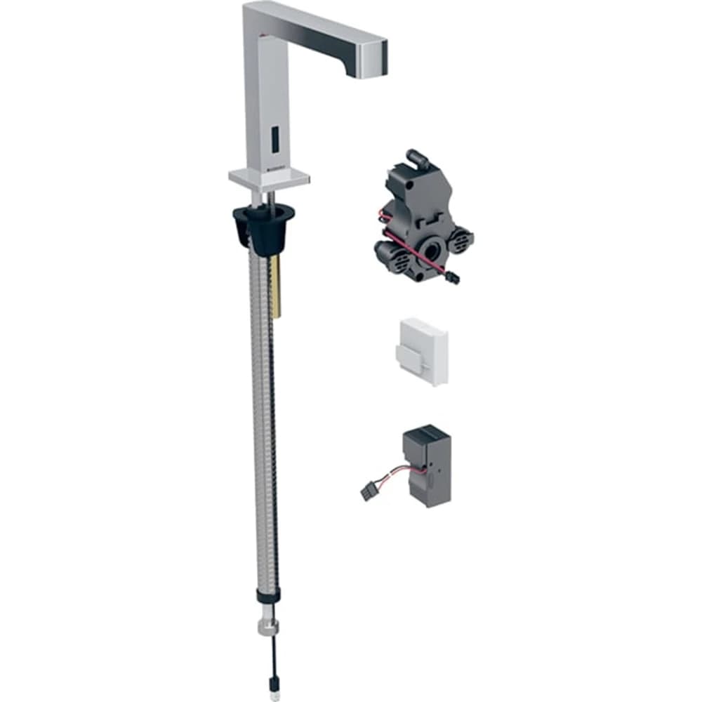 Geberit Brenta Mat Siyah Fotoselli Lavabo Bataryası - 116.197.14.1