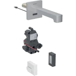 Geberit Brenta Paslanmaz Çelik Ankastre Fotoselli Lavabo Bataryası - 116.293.SN.1 görsel 1