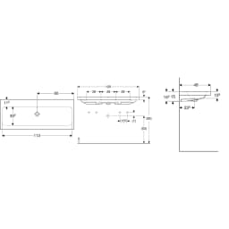 Geberit iCon Light 120x48 Cm Lavabo - 501.837.00.3 görsel 2