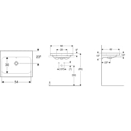 Geberit iCon Light 60x48 Cm Çanak Lavabo - 501.847.00.3 görsel 2