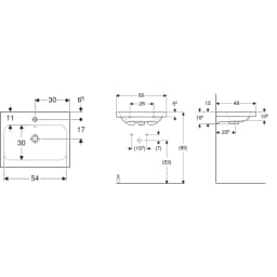 Geberit iCon Light 60x48 Cm Lavabo - 501.834.00.5 görsel 2