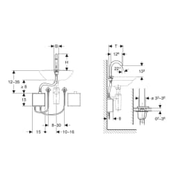 Geberit Piave Fotoselli Lavabo Bataryası - 116.167.21.1 görsel 2