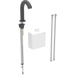 Geberit Piave Mat Siyah Fotoselli Lavabo Bataryası - 116.166.14.1 görsel 1
