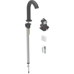 Geberit Piave Mat Siyah Fotoselli Lavabo Bataryası - 116.181.14.1 görsel 1