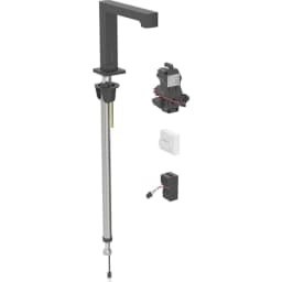 Geberit Piave Mat Siyah Fotoselli Lavabo Bataryası - 116.192.14.1 görsel 1