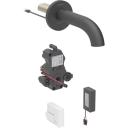Geberit Piave Mat Siyah Fotoselli Lavabo Bataryası - 116.284.14.1 görsel 1