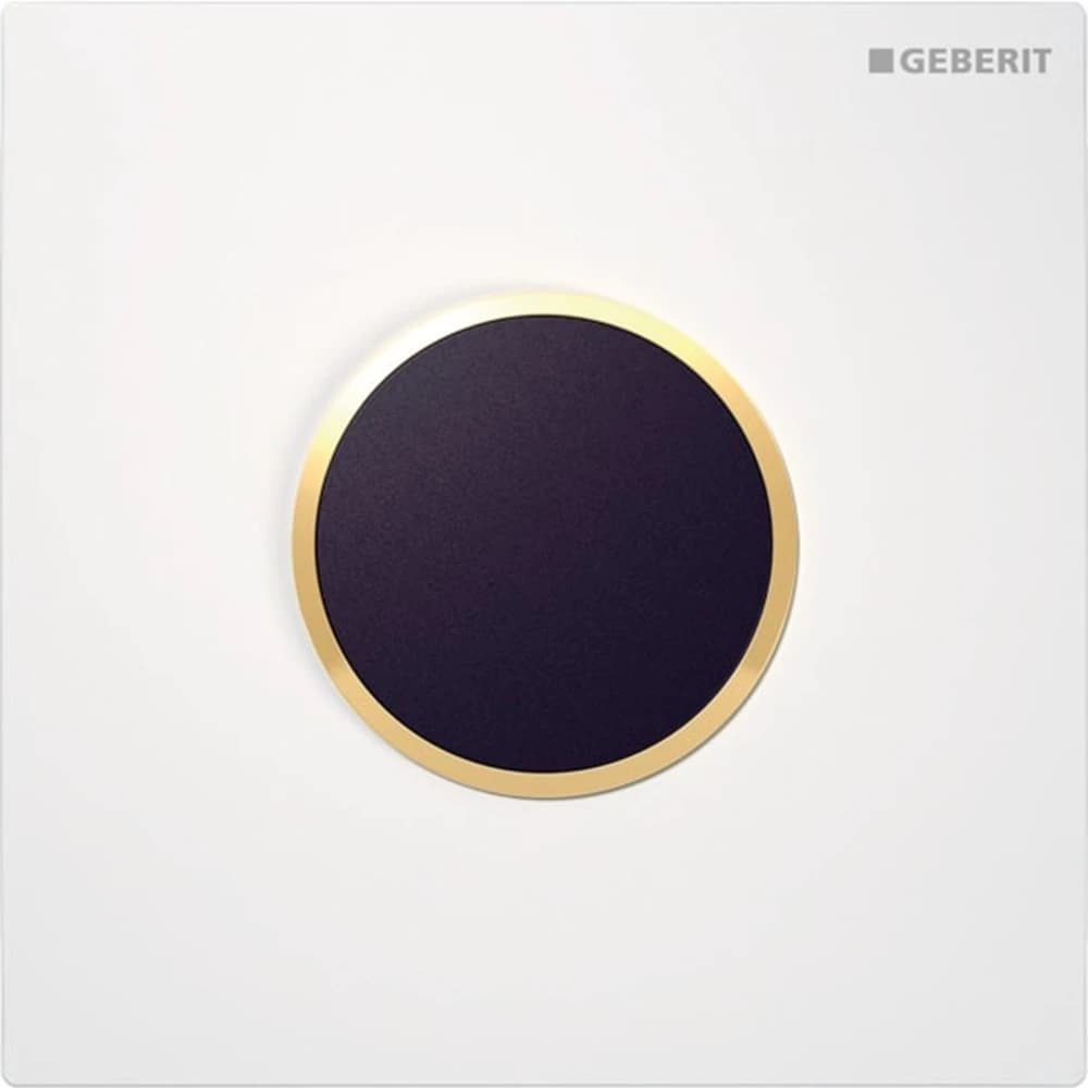 Geberit Sigma10 Beyaz-Altın Fotoselli Pisuvar Kumanda Kapağı - 116.025.KK.1