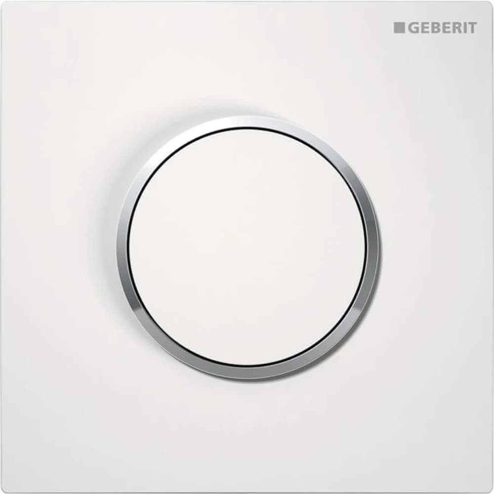 Geberit Sigma10 Beyaz-Parlak Krom Pnömatik Kumanda Kapağı - 116.015.KJ.1