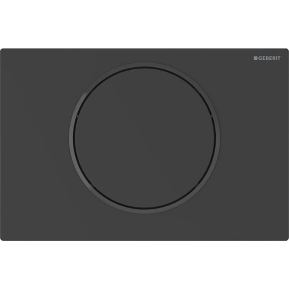 Geberit Sigma10 Mat Siyah Tek Basmalı Kumanda Kapağı - 115.867.16.6