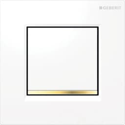 Geberit Sigma30 Beyaz-Altın Pisuvar Kumanda Kapağı - 116.017.KK.1 görsel 1