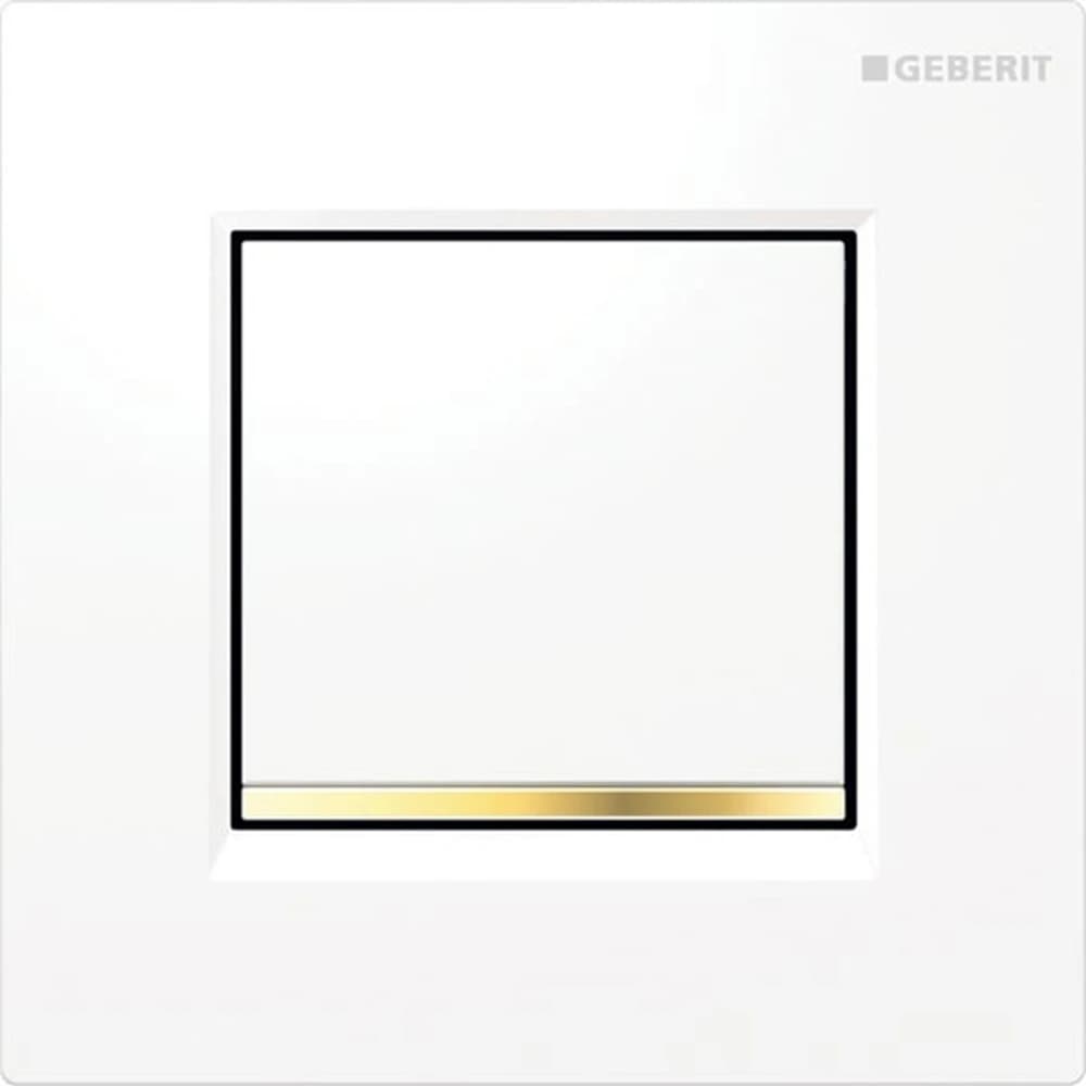 Geberit Sigma30 Beyaz-Altın Pisuvar Kumanda Kapağı - 116.017.KK.1
