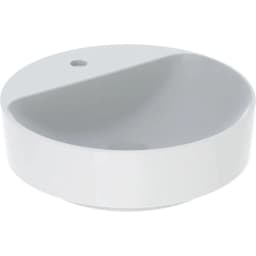 Geberit VariForm 45 Cm Batarya Banklı Yuvarlak Çanak Lavabo - 500.770.01.2 görsel 1