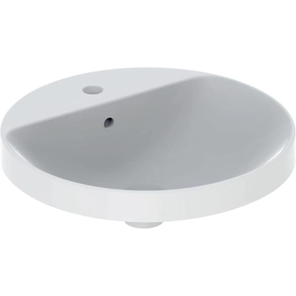 Geberit VariForm 48x48 Cm Oval Tezgah Üstü Lavabo - 500.704.01.2