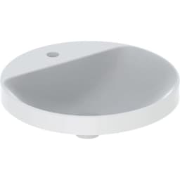Geberit VariForm 48x48 Cm Oval Tezgah Üstü Lavabo - 500.706.01.2 görsel 1