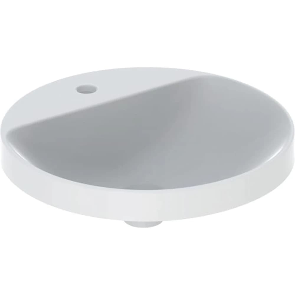 Geberit VariForm 48x48 Cm Oval Tezgah Üstü Lavabo - 500.706.01.2