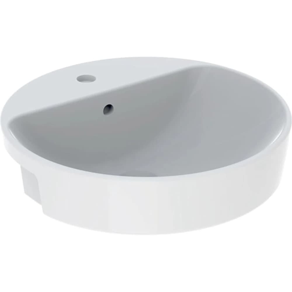 Geberit VariForm 50 Cm Yuvarlak Yarım Tezgah Lavabo - 116.227.JK.1