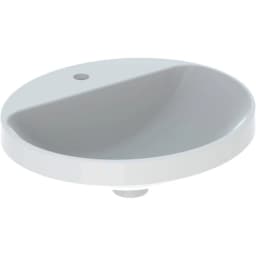 Geberit VariForm 50x45 Cm Oval Tezgah Üstü Lavabo - 500.714.01.2 görsel 1