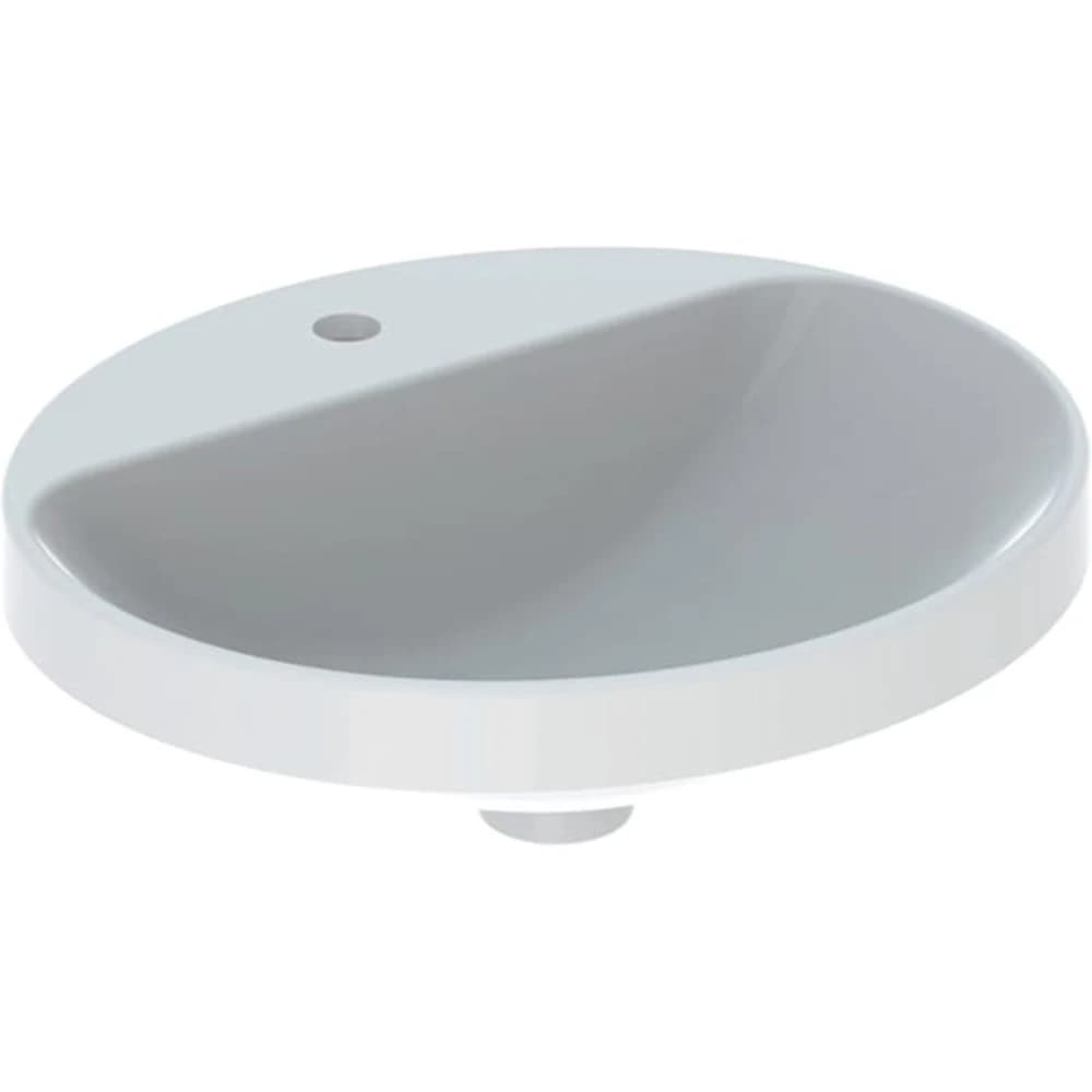 Geberit VariForm 50x45 Cm Oval Tezgah Üstü Lavabo - 500.714.01.2