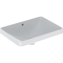 Geberit VariForm 55x40 Cm Dikdörtgen Tezgah Üstü Lavabo - 500.736.01.2 görsel 1