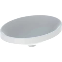 Geberit VariForm 55x40 Cm Oval Tezgah Üstü Lavabo - 500.718.01.2 görsel 1